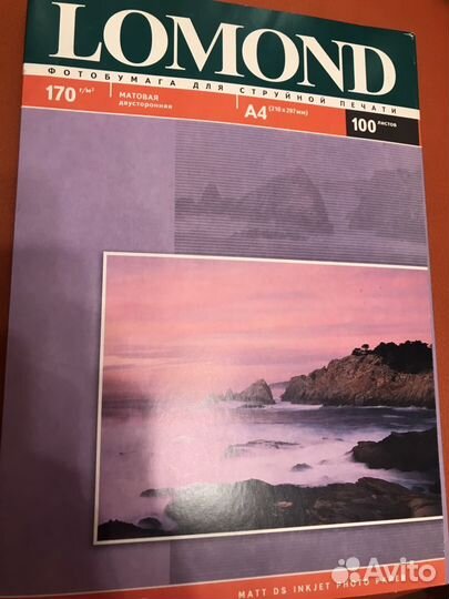 Фотобумага бумага термотрансферная Lomond