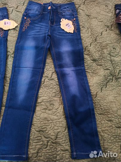 Джинсы для девочки новые