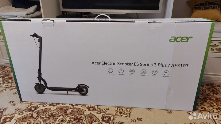 Электросамокат Acer Series 3 Plus AES103 черный