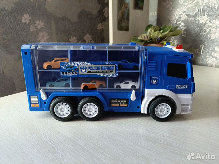 Парковка детская автовоз с машинками