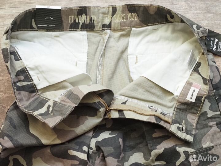Шорты карго Dickies рипстоп новые 32w