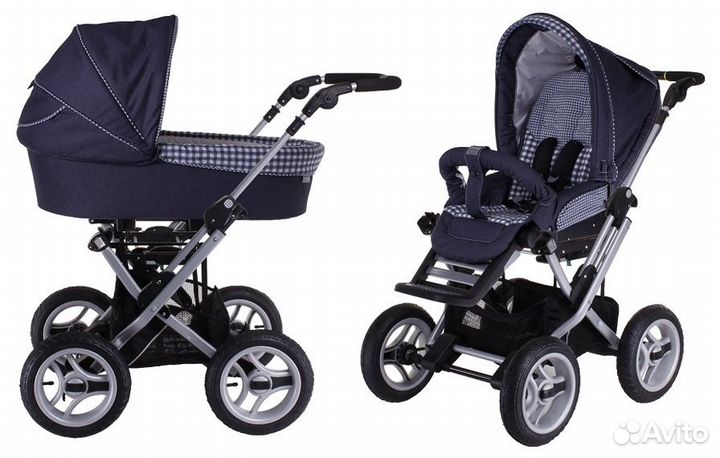 Немецкая коляска Teutonia fun system 2 в 1