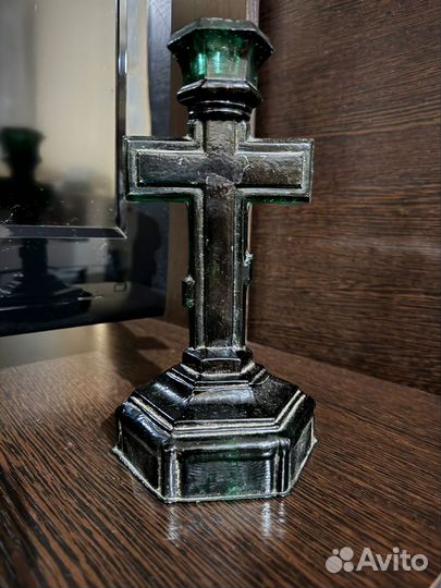 Подсвечник Распятие Христово. 19век