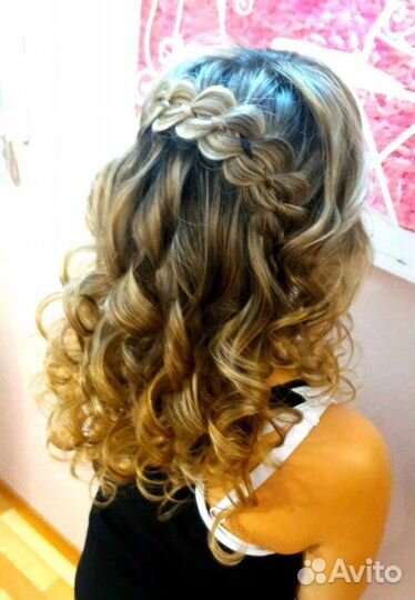 Прически, косы, локоны, брейды, афрокосы