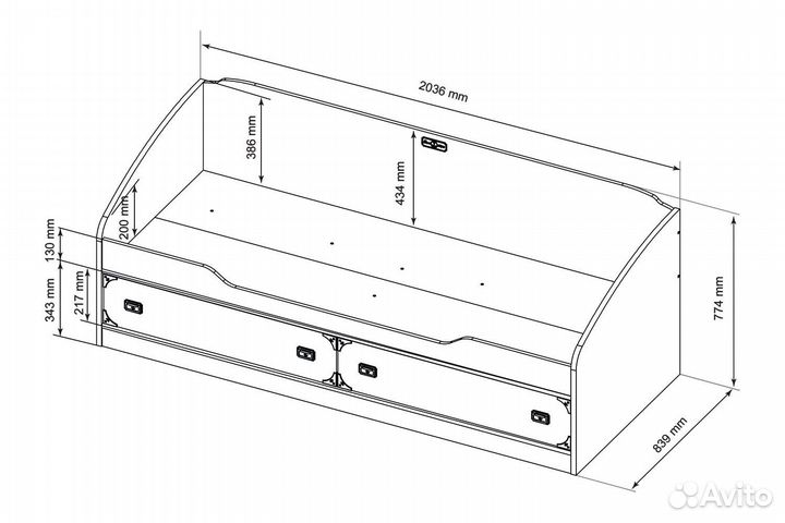 Детский спальный гарнитур