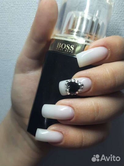 Маникюр с покрытием гель лак, коррекция