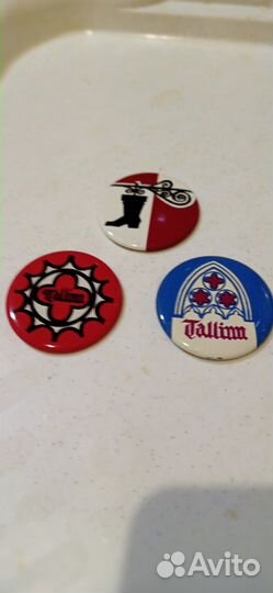 Значки. Таллин. Цена за все три