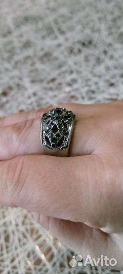 Кольцо серебро 925
