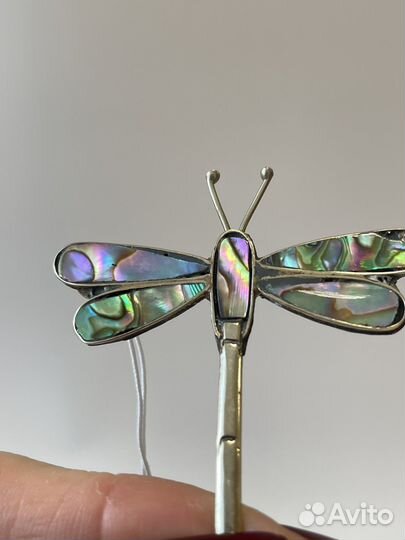 Брошь винтажная стрекоза Европа арт. Б753
