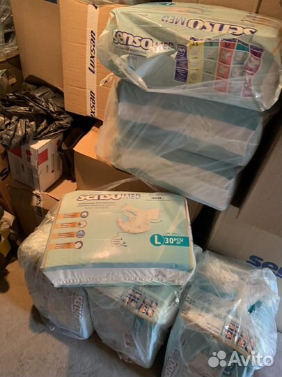 Подгузники для взрослых L и пеленки