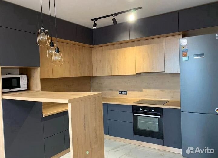 Современная кухня на заказ мдф фасады