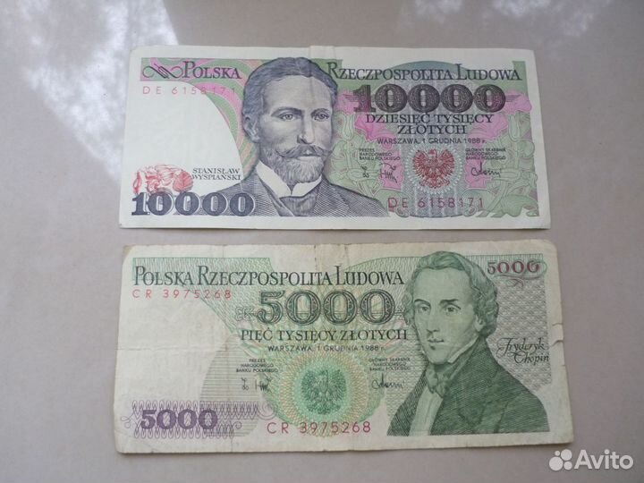5 000 000 Злотых коллекционная банкнота. 5000 злотых в рублях