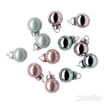 Новогодние шарики IKEA стекло