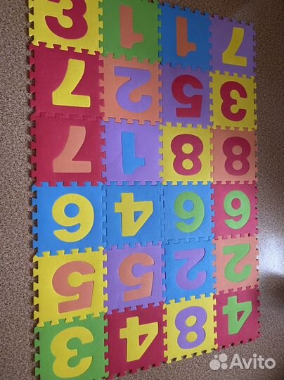 Детский коврик пазл