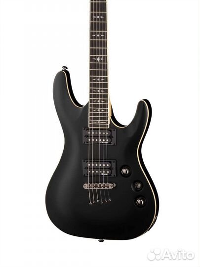 Электрогитара, черная, Clevan(Новая)