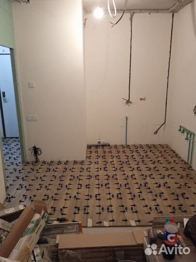 Проклейка обоев, установка дверей