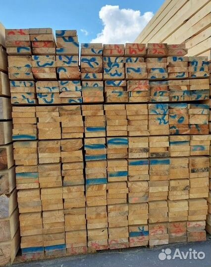 Доска обрезная 25х100х6000мм с доставкой