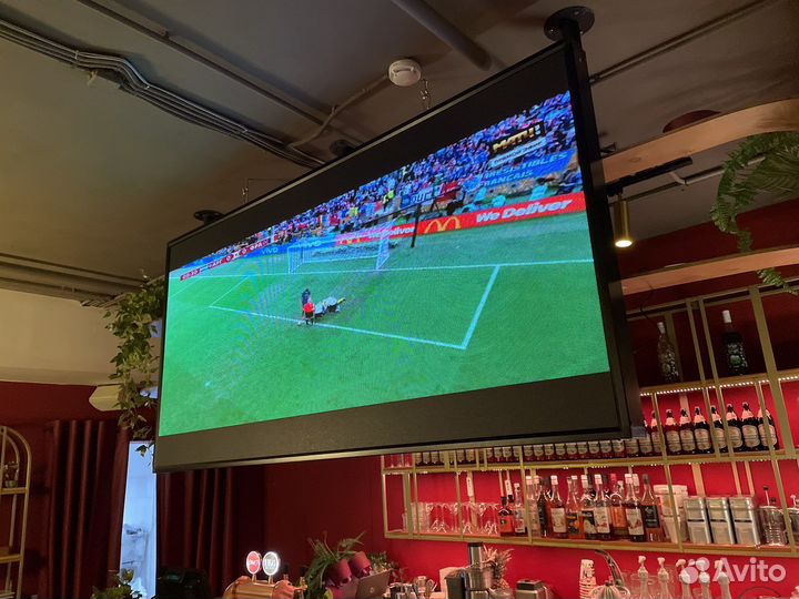 Светодиодный экран телевизор 2х1м LED