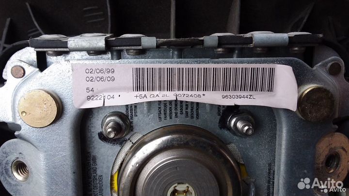 Подушка безопасности руля Peugeot 406