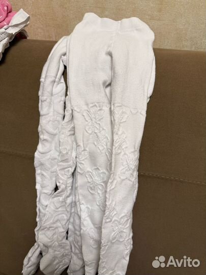 Футболка для девочки и платье 98 + колготки