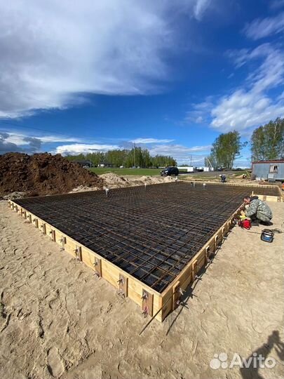 Фундамент плита под ключ