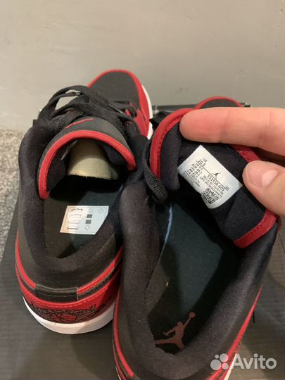 Кроссовки Air Jordan 1 low Reverse Bred