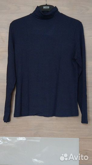 Водолазка тонкая (тёмно-синяя)