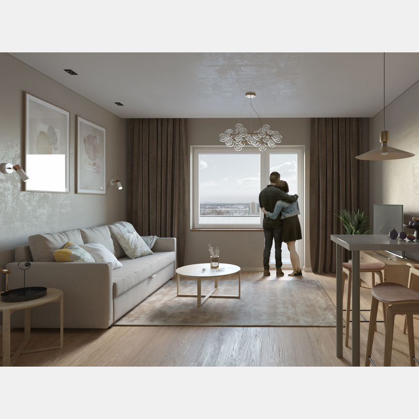 1-к. квартира, 38,4 м², 9/16 эт.