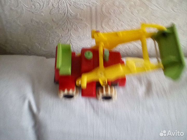 Игрушка экскаватор СССР