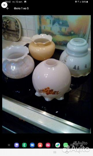 Плафоны стеклянные