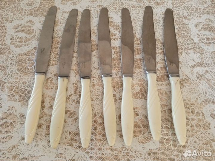 Ножи нержавейка СССР. Белая ручка