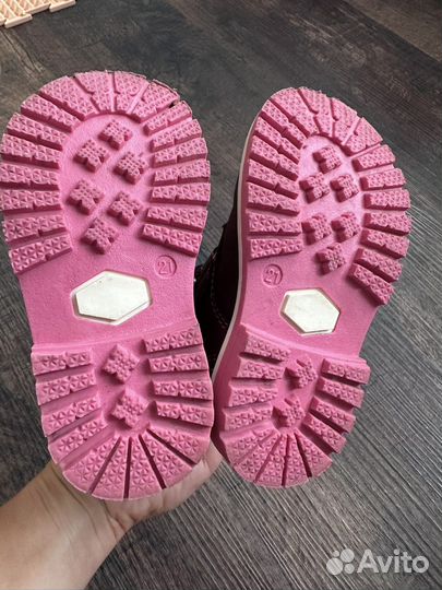 Ботинки на девочку 21 размер