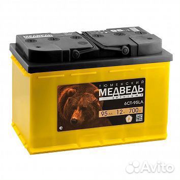 Аккумулятор Тюменскй Медведь 95Ач 700А