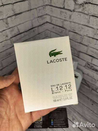 Мужские духи Lacoste Blanc Pure