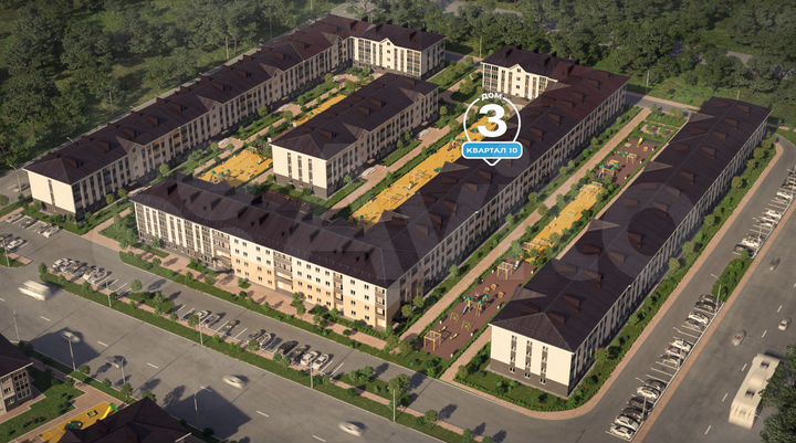 1-к. квартира, 36,3 м², 4/4 эт.