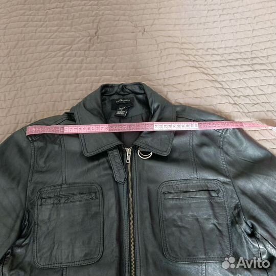 Куртка кожаная L