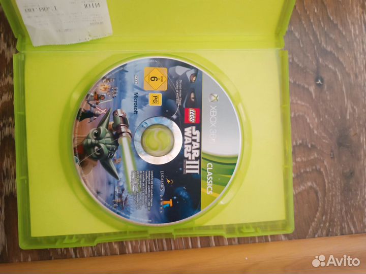 Диск Lego Star Wars 3. Для xbox 360