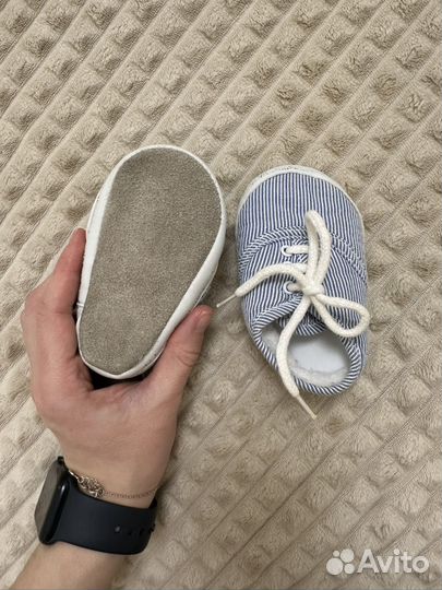 Кеды для новорожденного