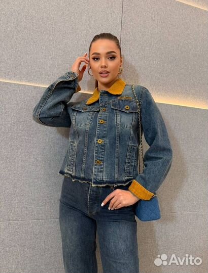 Джинсовая куртка miu miu