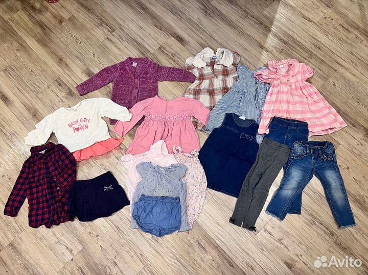 Одежда для девочки пакетом 92-104