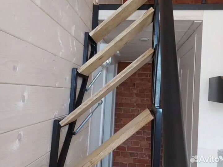 Лестница складная -выдвижная(сдвижная)