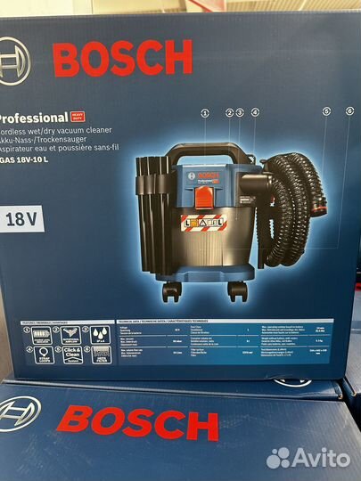 Аккумуляторный пылесос Bosch GAS 18V-10 L