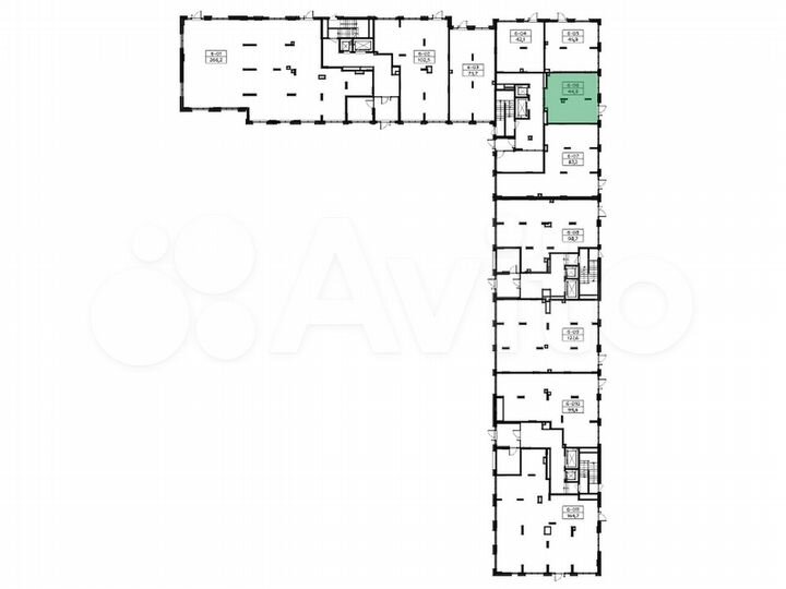 Сдам торговое помещение, 44.9 м²