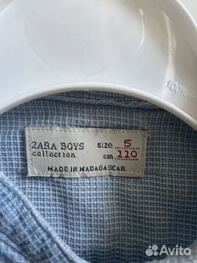 Рубашка zara boys 110