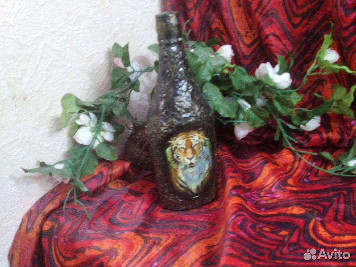 Бутылка стеклянная для дизайна творчества хранения