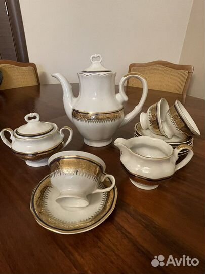 Кофейный сервиз фарфор польша