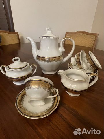 Кофейный сервиз фарфор польша