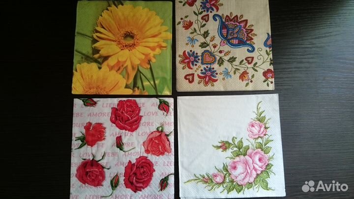 Салфетки декупажные 25 х 25 см