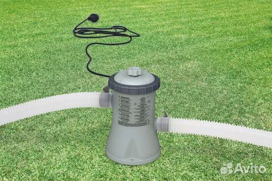 Бассейн надувной 305х76см, 3853л +фил.-насос