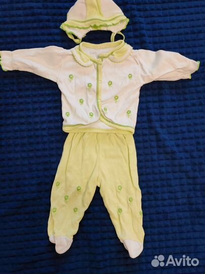 Вещи пакетом на малыша 56-62